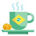 external coffee-brazilian-carnival-wanicon-flat-wanicon icon