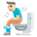 external diarrhea-daily-routine-wanicon-flat-wanicon icon
