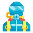 external diver-world-oceans-day-wanicon-flat-wanicon icon