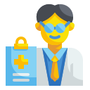 external doctor-health-professionals-avatars-wanicon-flat-wanicon icon