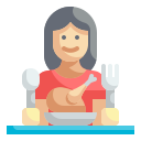 external eating-daily-routine-wanicon-flat-wanicon icon