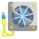 external fan-computer-hardware-wanicon-flat-wanicon icon