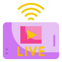 external live-live-and-streaming-wanicon-flat-wanicon icon