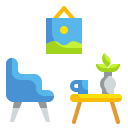 external living-room-furniture-and-household-wanicon-flat-wanicon icon