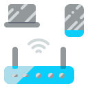 external modem-home-electronic-wanicon-flat-wanicon icon