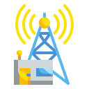 external radio-antenna-internet-of-things-wanicon-flat-wanicon icon