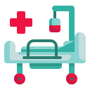 external stretcher-medical-wanicon-flat-wanicon icon