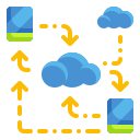 external transfer-cloud-technology-wanicon-flat-wanicon icon