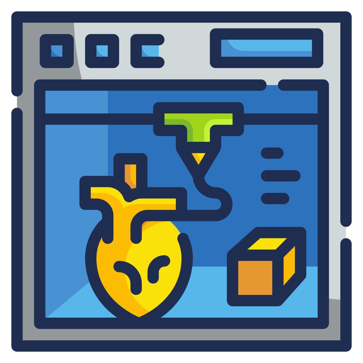 3d printer icon