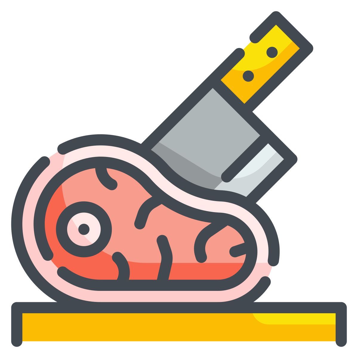cut meat icon