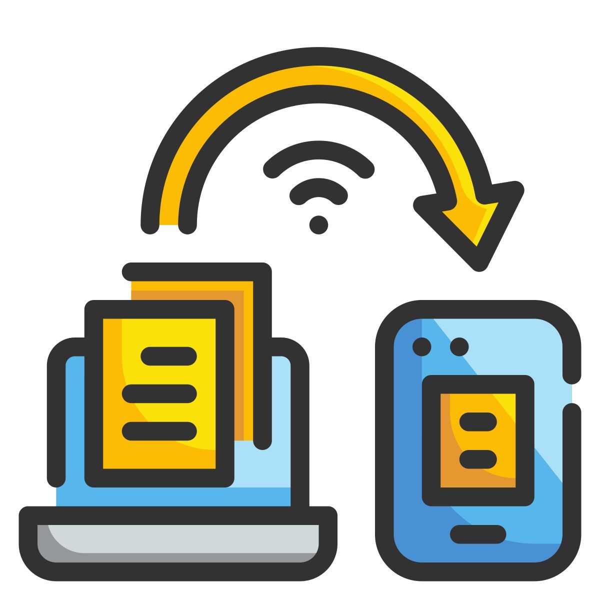 data transfer icon