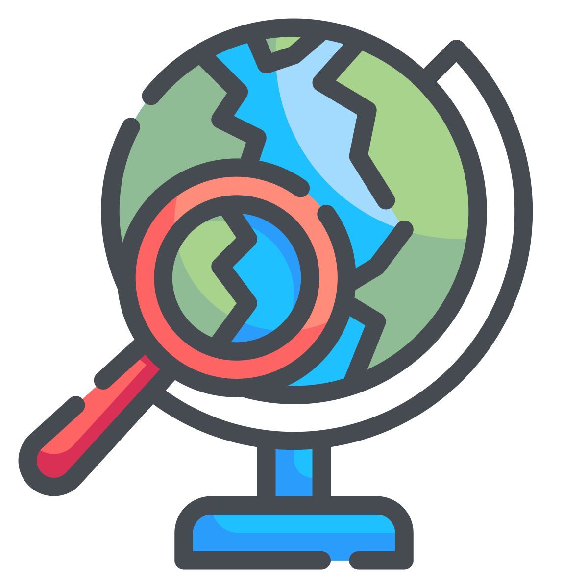 earth globe icon