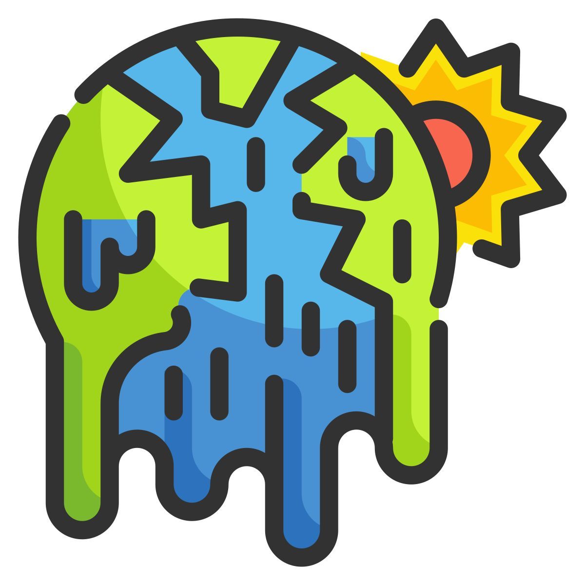 global warming icon