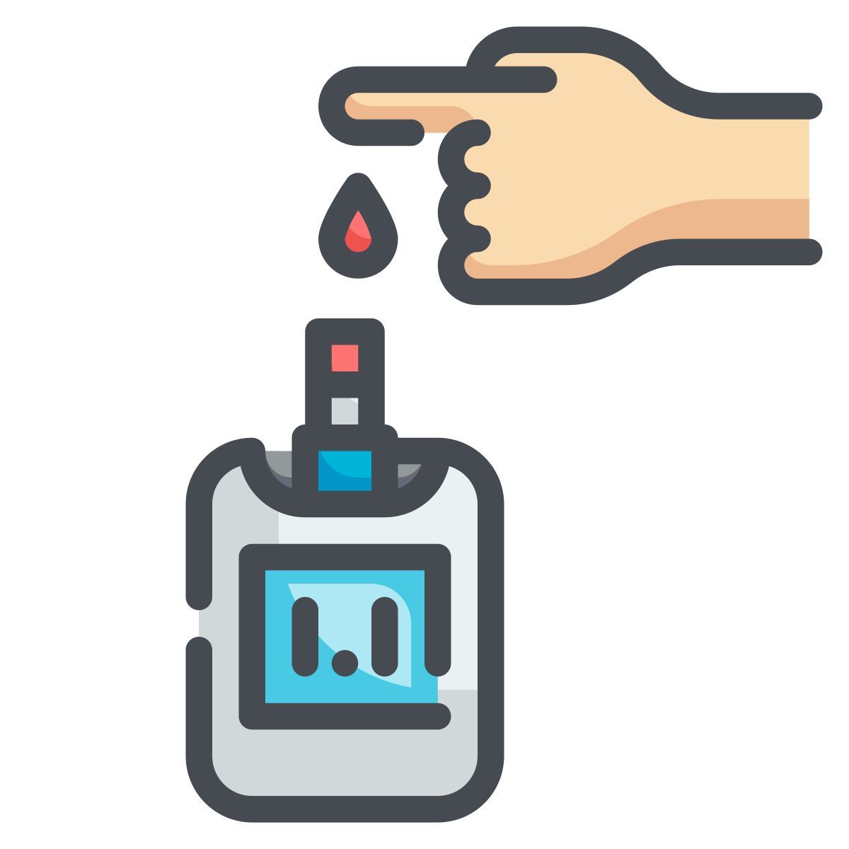 glucose meter icon