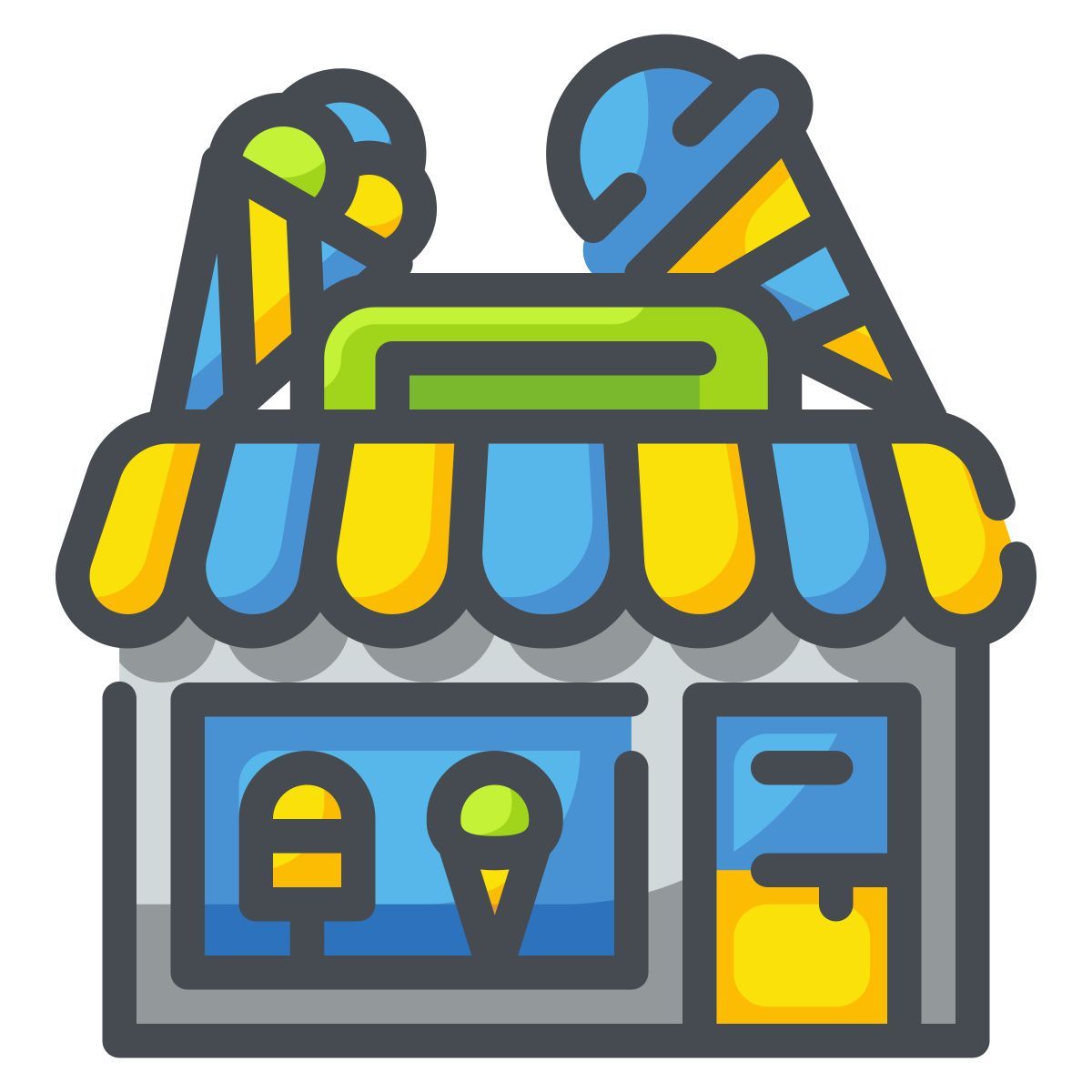 ice cream shop icon