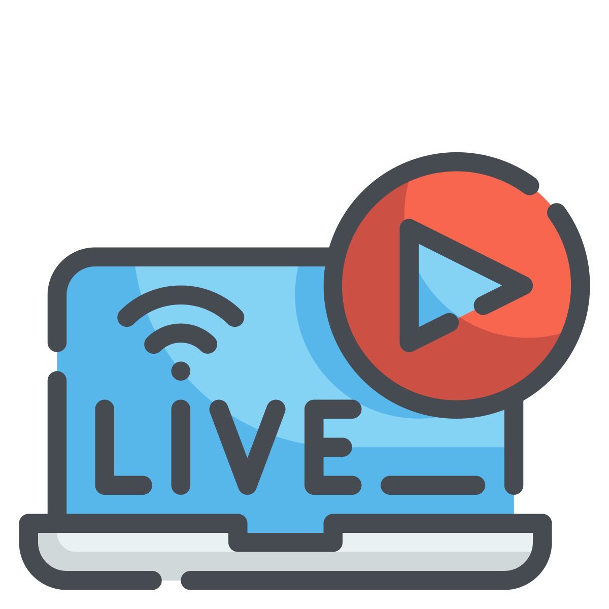 live streaming icon