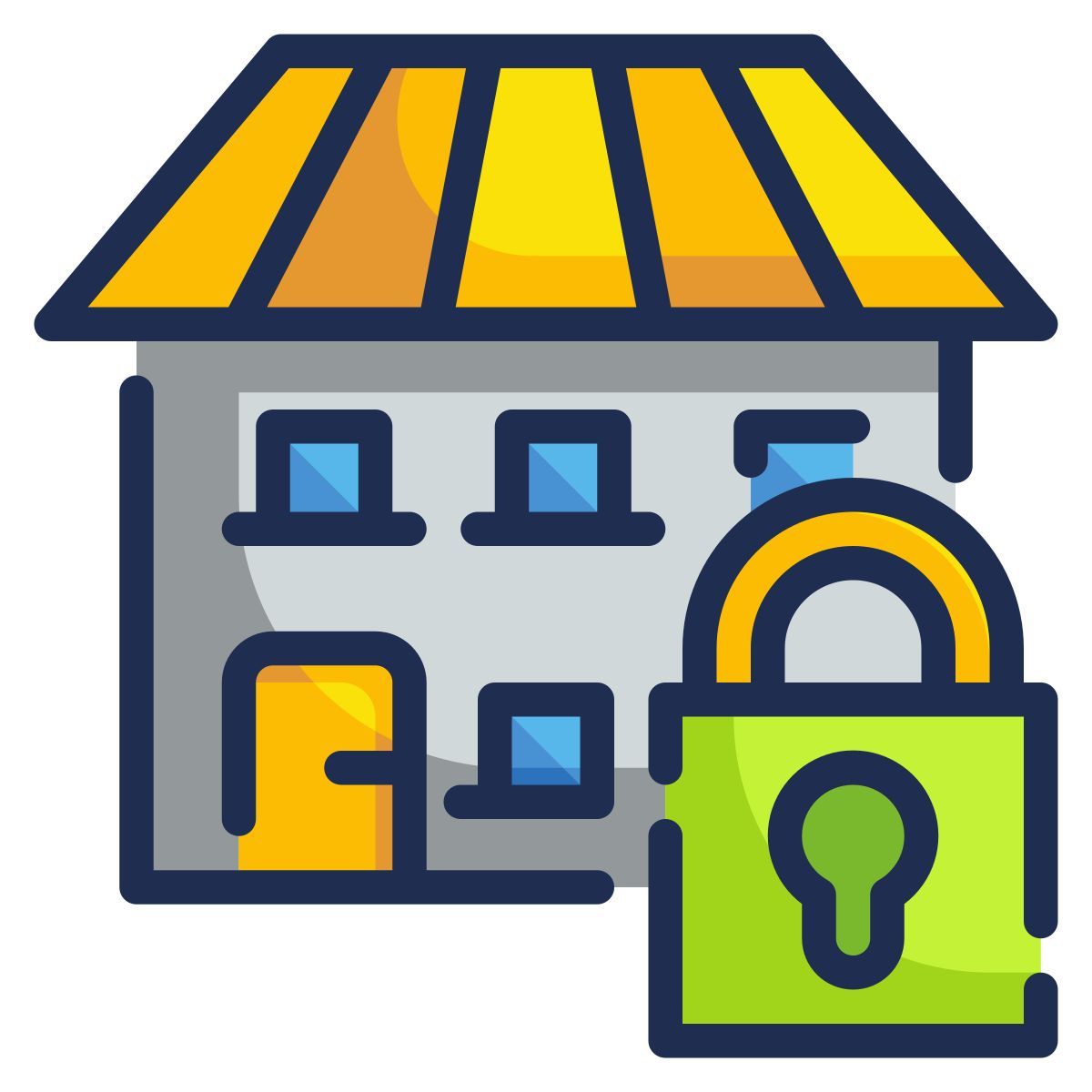 secure house icon
