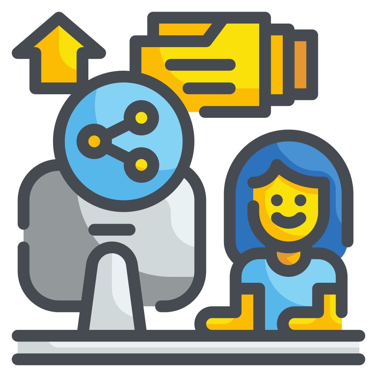 partage de fichiers icon