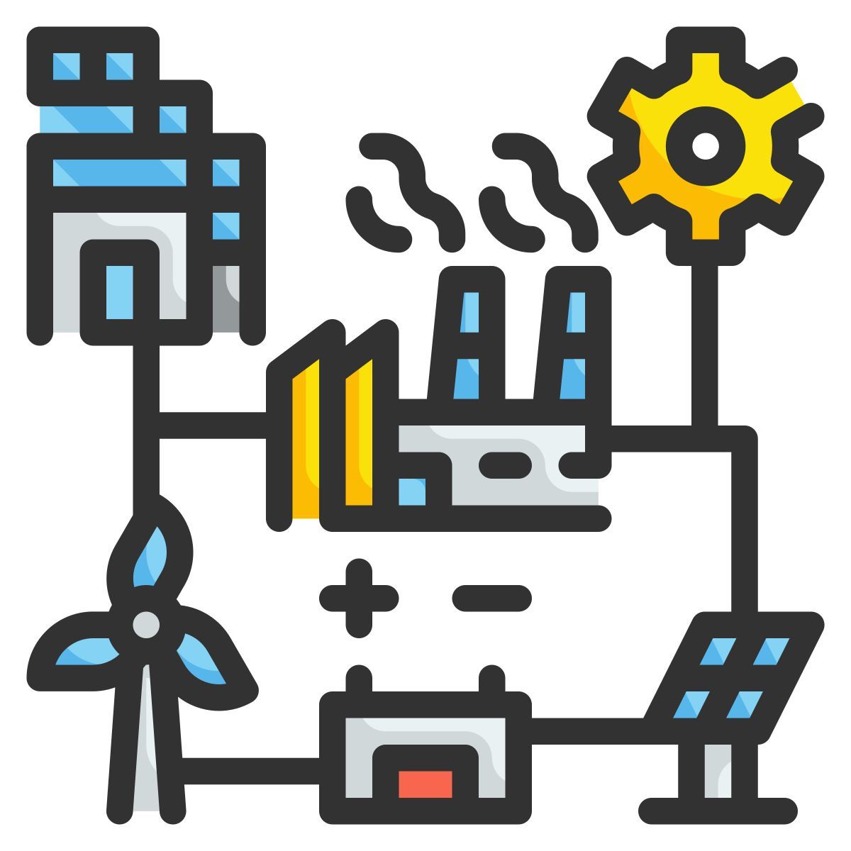 smart grid icon