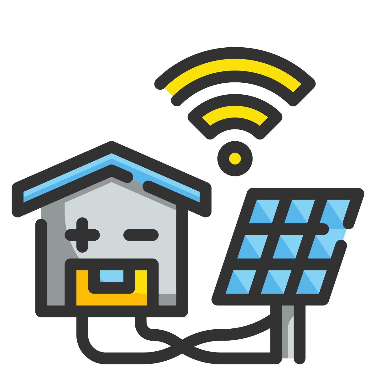 solar cell icon