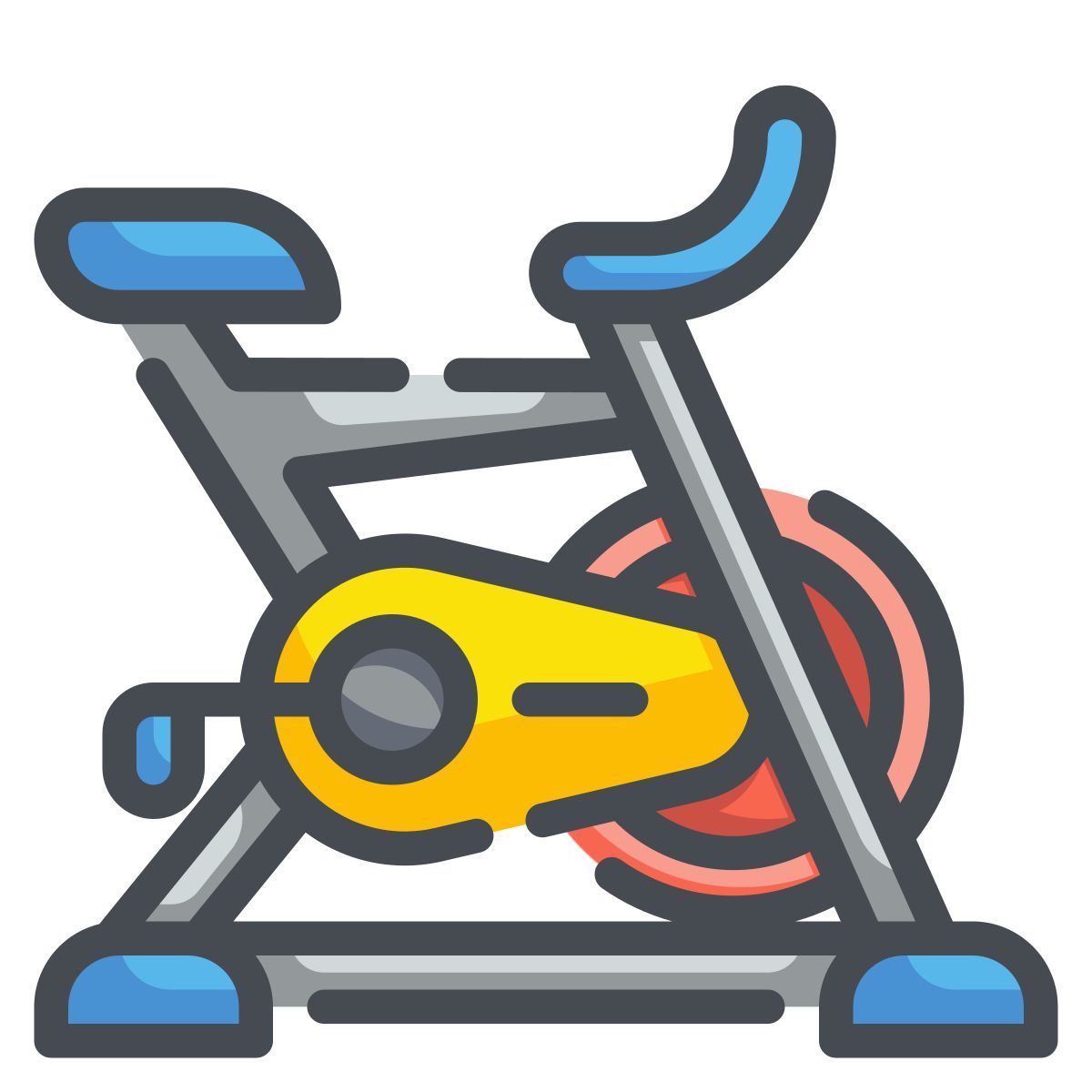 bicicleta ergométrica icon