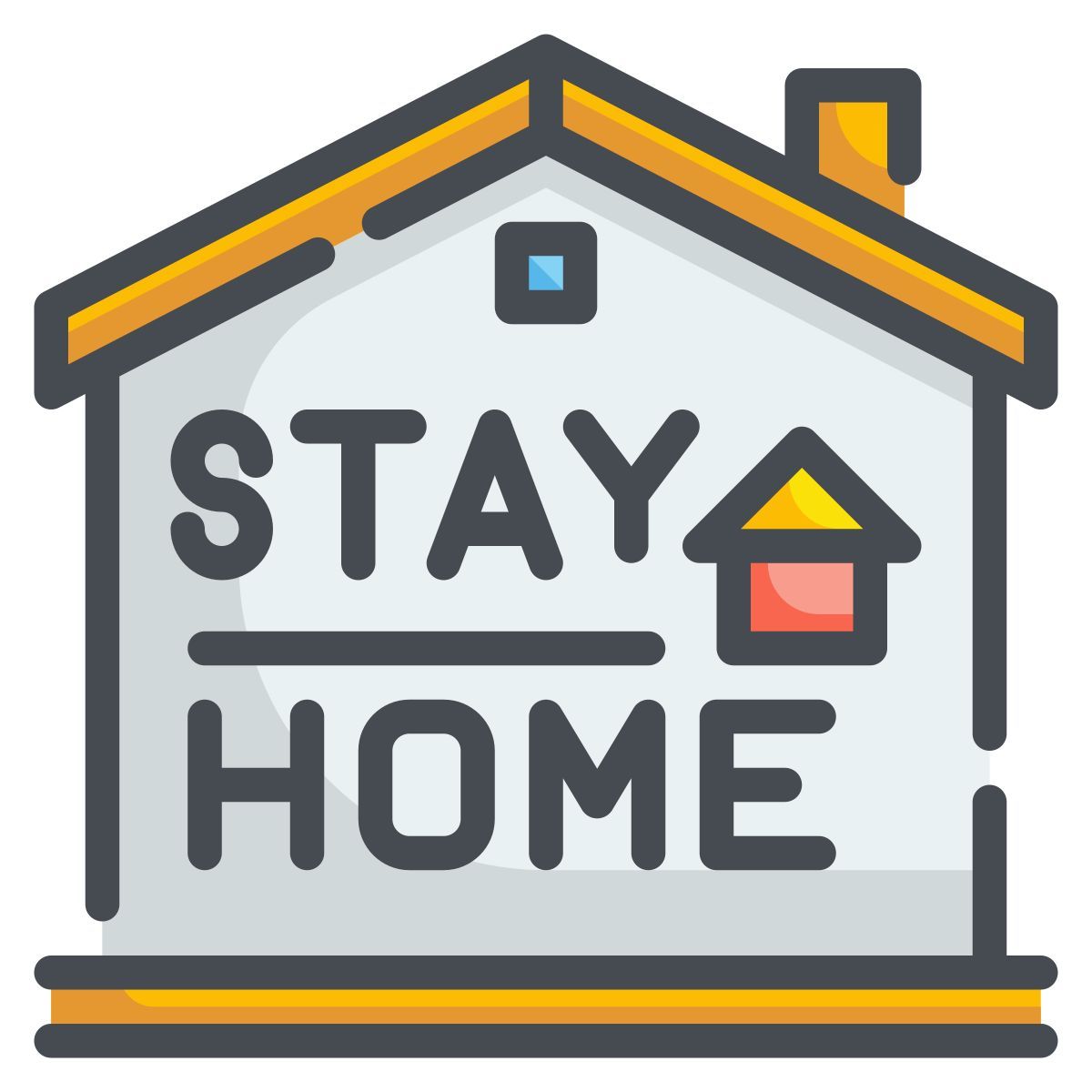 quedarse en casa icon