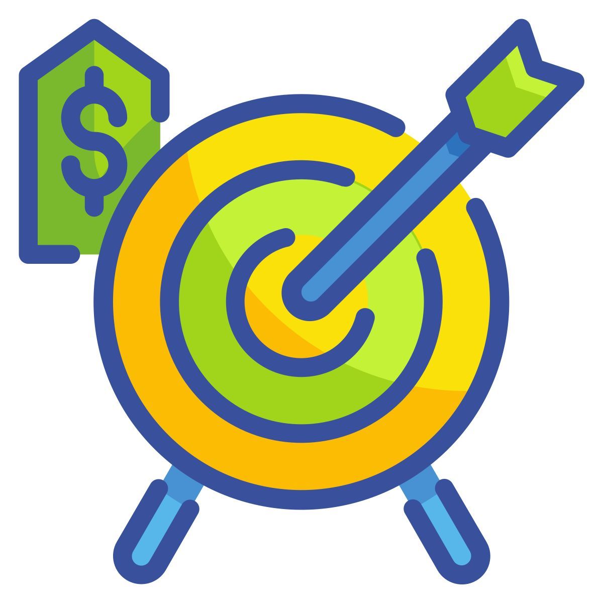 finanzielles ziel icon