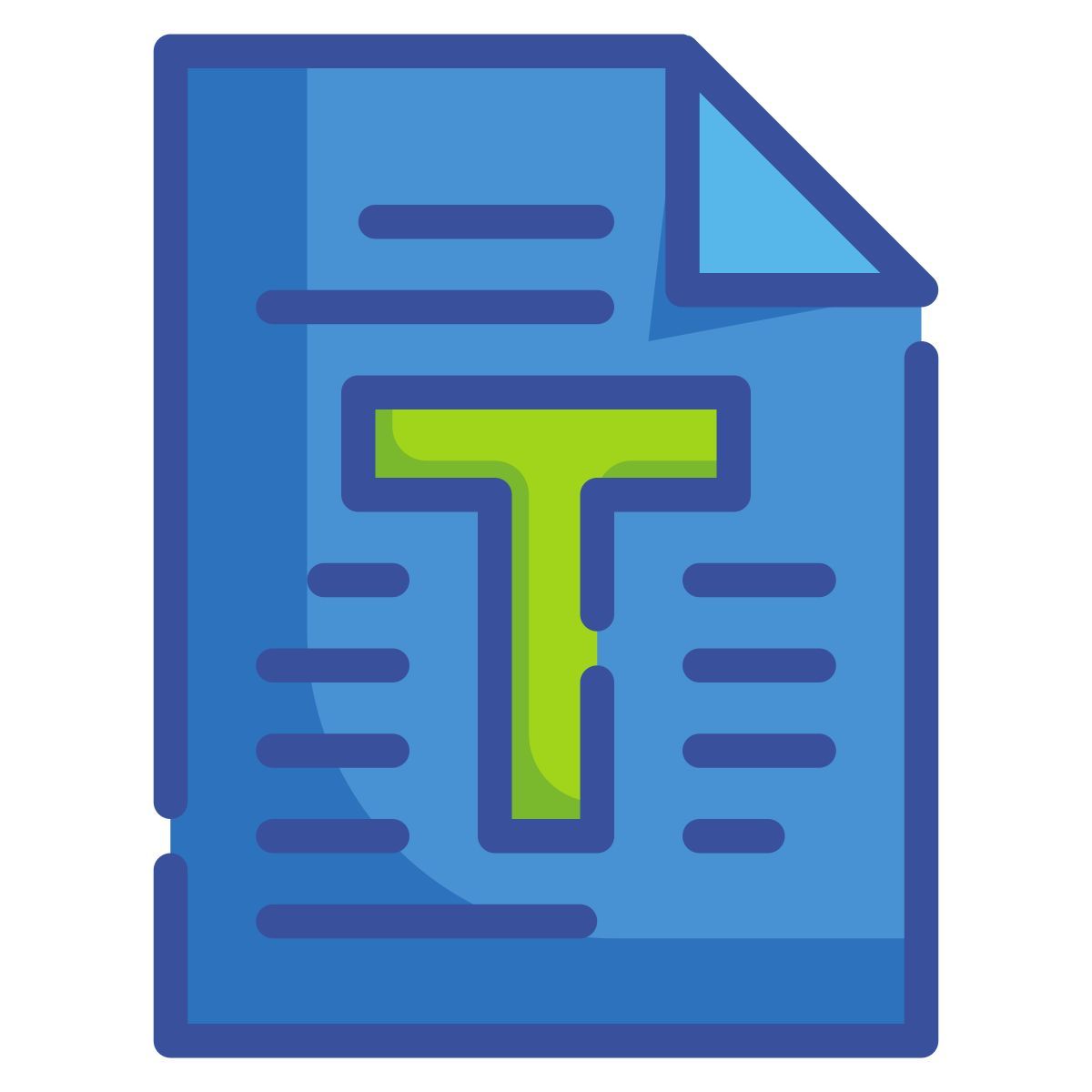 text paper icon