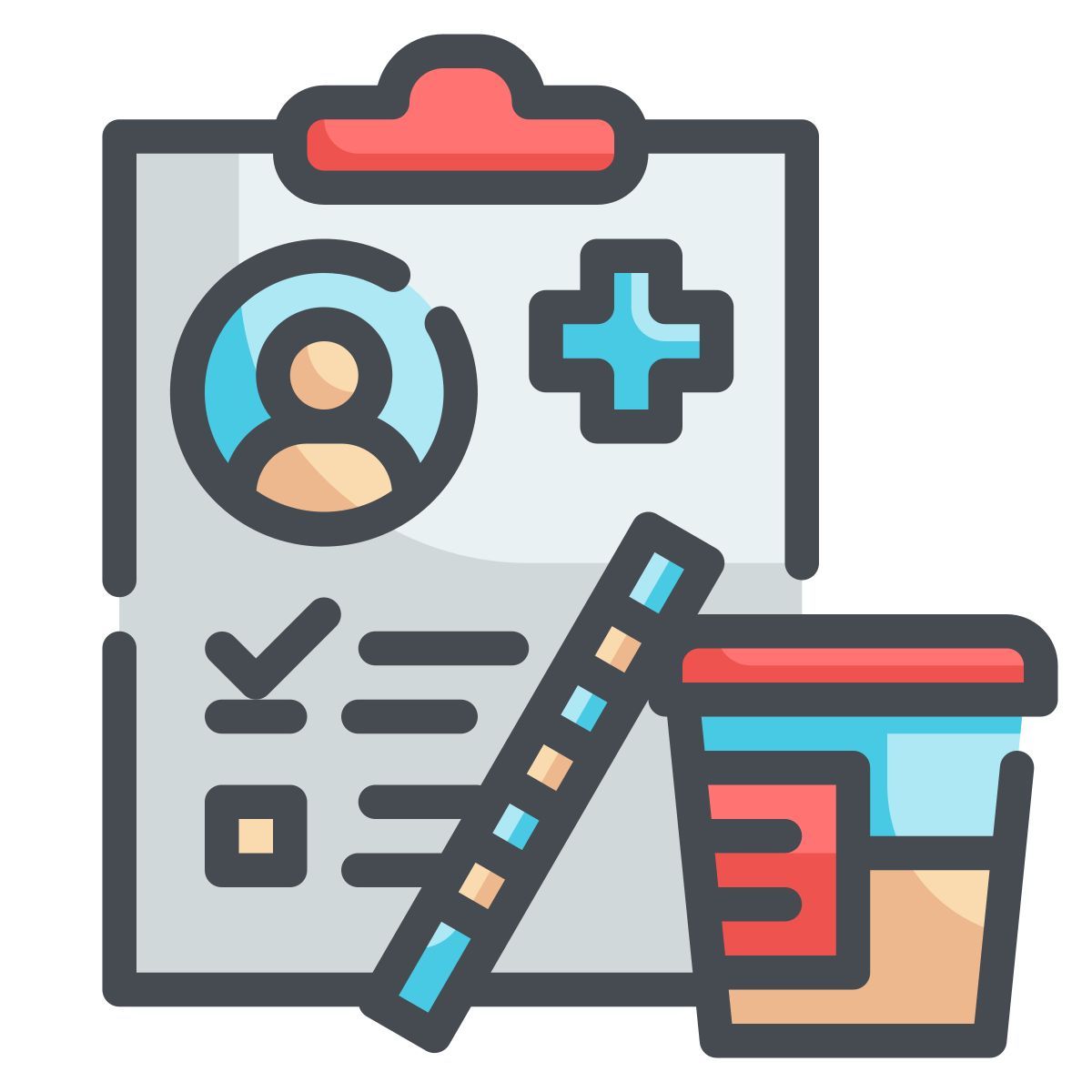 prueba de orina icon