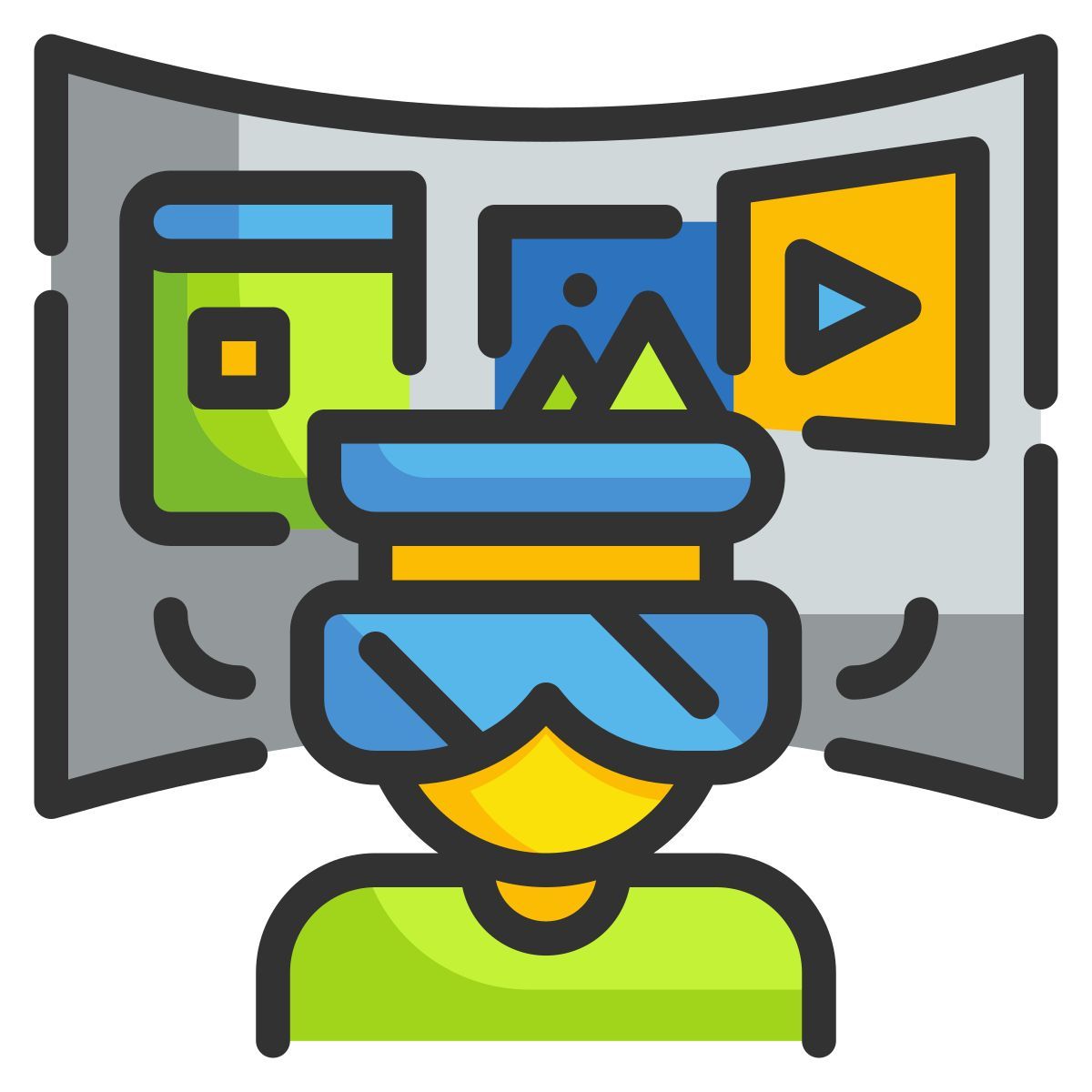 virtual reality icon