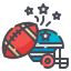 external american-football-independence-day-wanicon-lineal-color-wanicon icon