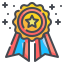 external badge-award-and-success-wanicon-lineal-color-wanicon icon