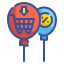 external balloon-cyber-monday-wanicon-lineal-color-wanicon icon
