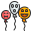 external balloon-halloween-decoration-wanicon-lineal-color-wanicon icon
