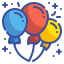 external balloons-happy-new-year-wanicon-lineal-color-wanicon icon