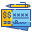 external bank-check-currency-wanicon-lineal-color-wanicon icon
