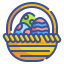 external basket-easter-wanicon-lineal-color-wanicon icon