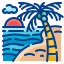 external beach-tropical-wanicon-lineal-color-wanicon icon