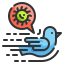 external bird-virus-transmission-wanicon-lineal-color-wanicon icon