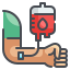 external blood-transfusion-hospital-wanicon-lineal-color-wanicon icon