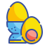 external boiled-egg-healthy-food-wanicon-lineal-color-wanicon icon