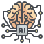 external brain-artificial-intelligence-wanicon-lineal-color-wanicon icon