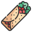 external burrito-takeaway-wanicon-lineal-color-wanicon icon