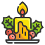 external candle-christmas-day-wanicon-lineal-color-wanicon icon