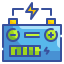 external car-battery-innovative-renewable-energy-wanicon-lineal-color-wanicon icon