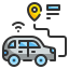 external car-internet-of-things-wanicon-lineal-color-wanicon icon