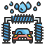 external car-wash-car-service-wanicon-lineal-color-wanicon icon