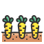 external carrots-farming-and-agriculture-wanicon-lineal-color-wanicon icon