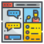 external chat-online-course-wanicon-lineal-color-wanicon icon