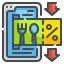 external coupon-food-delivery-wanicon-lineal-color-wanicon icon
